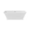 Castello Usa Blaire 67" Acrylic Freestanding Bathtub in White CB-43-67 - alternate 1